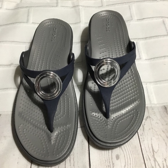 women's sanrah beveled circle wedge flip